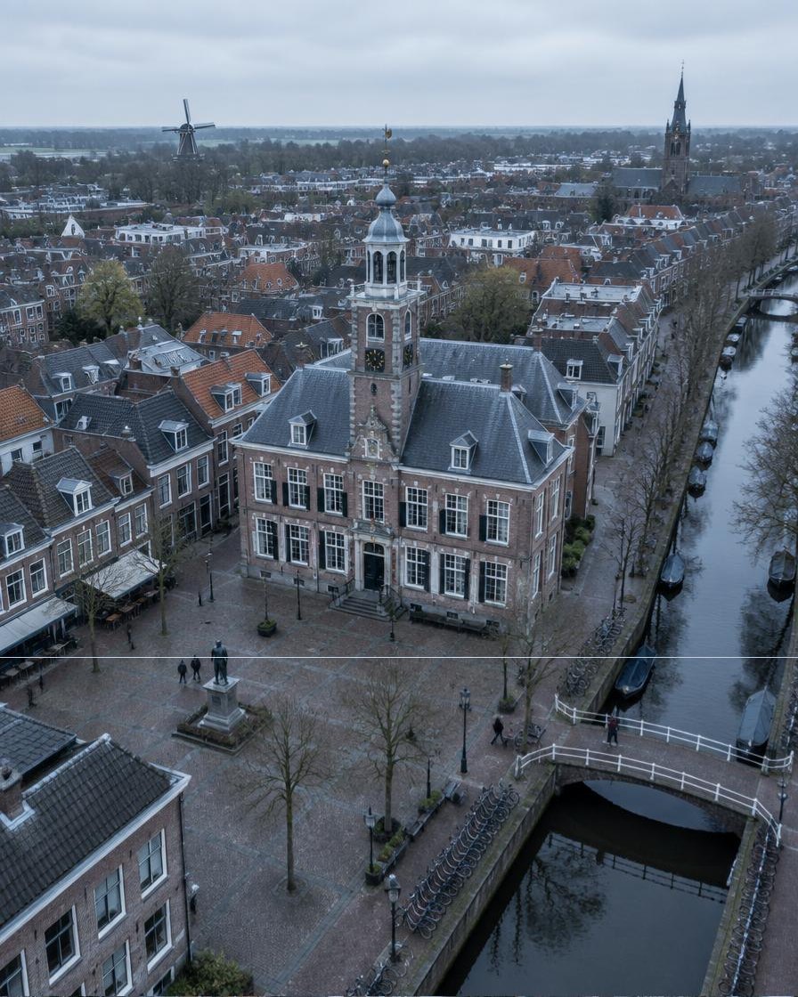 Public building in a Dutch town