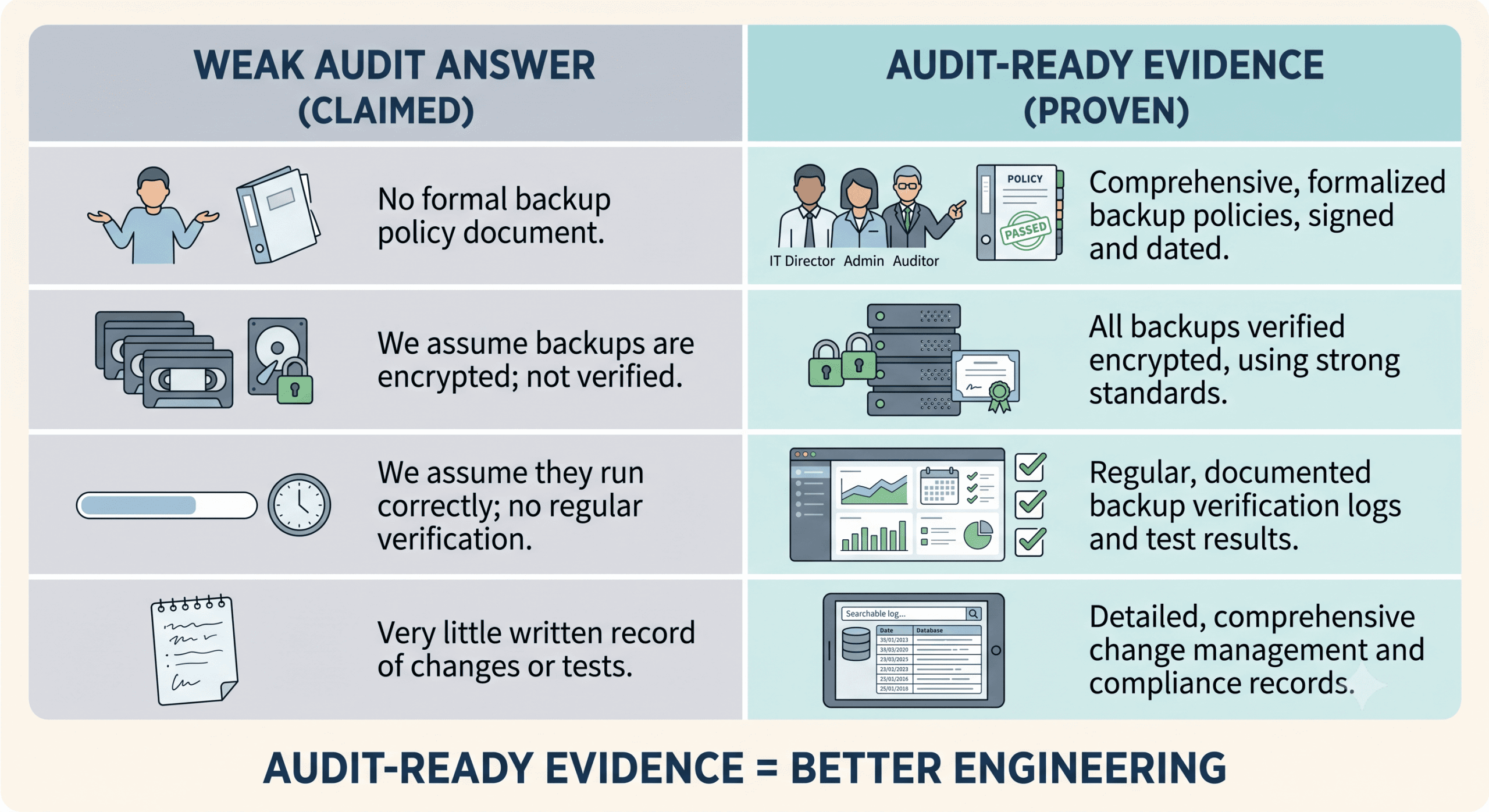 audit-ready answer
