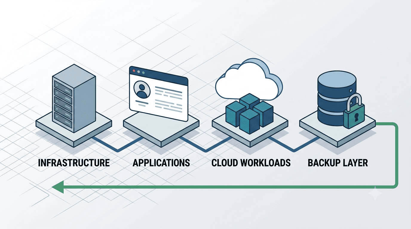four layers public sector